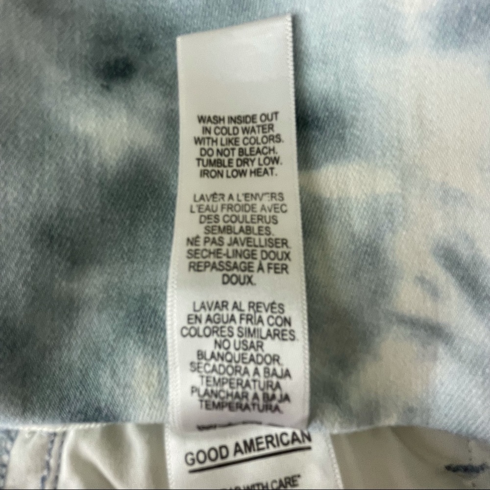 Good American NWT Good Legs Skinny Jeans Tie Dye - Picture 6 of 6